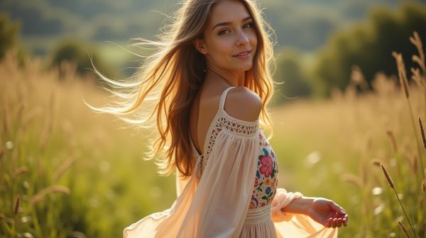 Los mejores vestidos boho que complementarán tu estilo