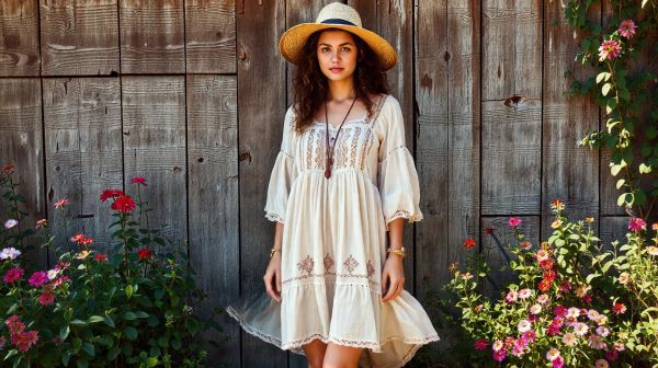 Los mejores vestidos boho que complementarán tu estilo