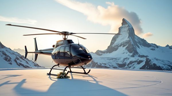 Organiza la propuesta de matrimonio perfecta en helicóptero en Suiza